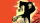Stylized illustration of Frankenstein's monster with outstretched arms against a red and orange background.